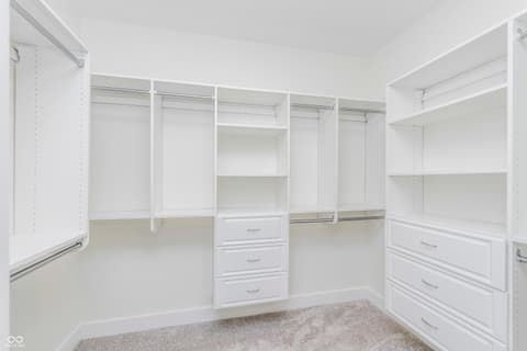 Primary bedroom at 5866 Harbour Town Drive, Noblesville, IN