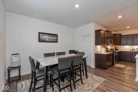 Dining room at 2318 Riviera Place, Greenwood, IN