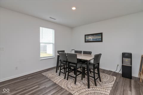 Dining room at 2318 Riviera Place, Greenwood, IN