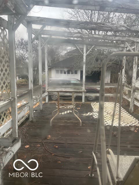 Outdoor living area at 951 E Southern Avenue, Indianapolis, IN
