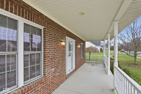 Outdoor living area at 4201 W Coffey Lane, Bloomington, IN