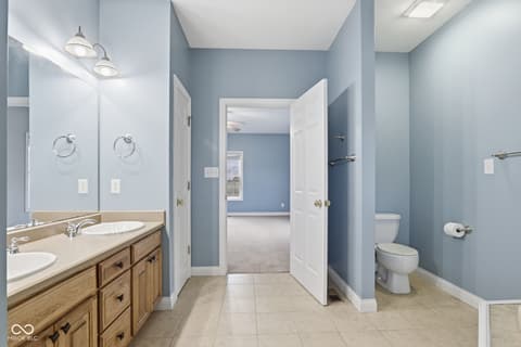 Bathroom at 4201 W Coffey Lane, Bloomington, IN