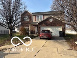 Front exterior at 1852 Brook Crossing Court, Indianapolis, IN
