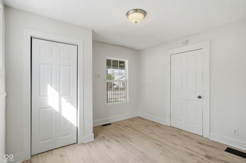 Bedroom at 4723 Evanston Avenue, Indianapolis, IN