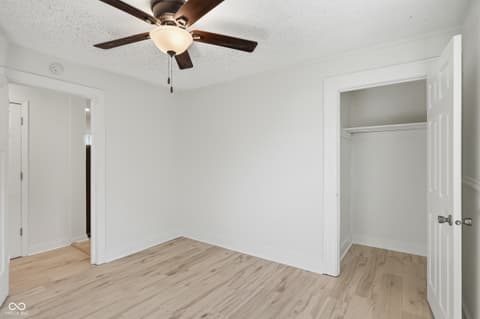 Bedroom at 4723 Evanston Avenue, Indianapolis, IN