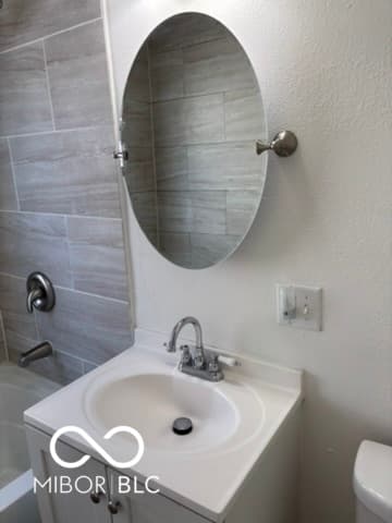 Bathroom at 4723 Evanston Avenue, Indianapolis, IN