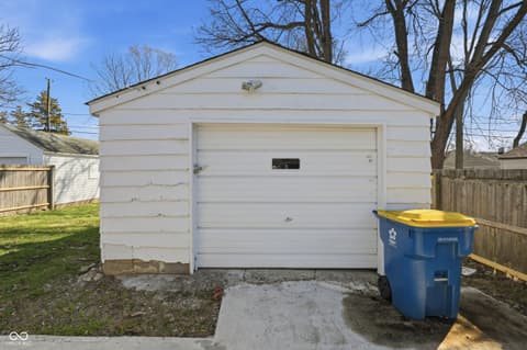 Garage at 4723 Evanston Avenue, Indianapolis, IN