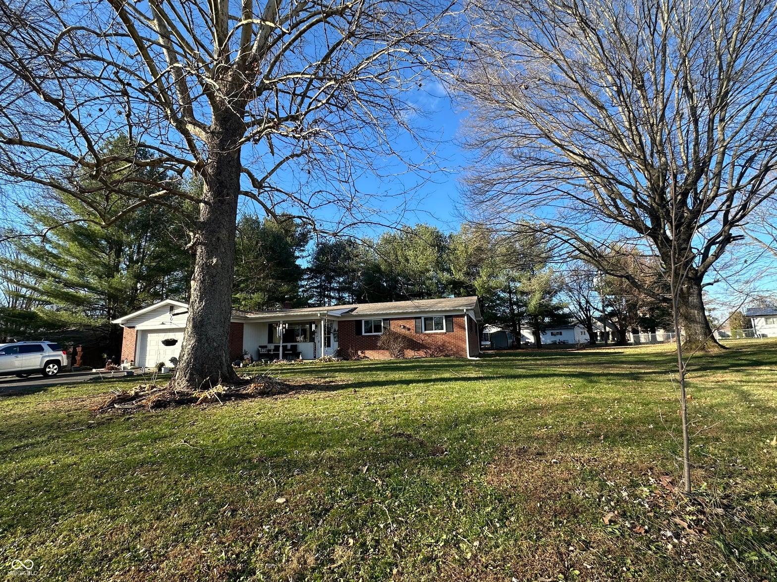 Front exterior at 144 W Sycamore Lane, Rushville, IN