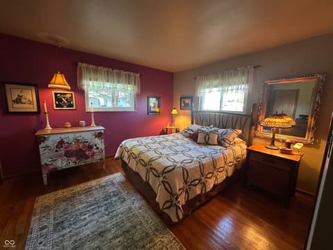 Bedroom at 144 W Sycamore Lane, Rushville, IN