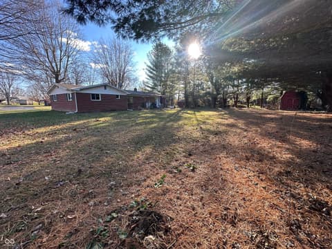 Yard at 144 W Sycamore Lane, Rushville, IN
