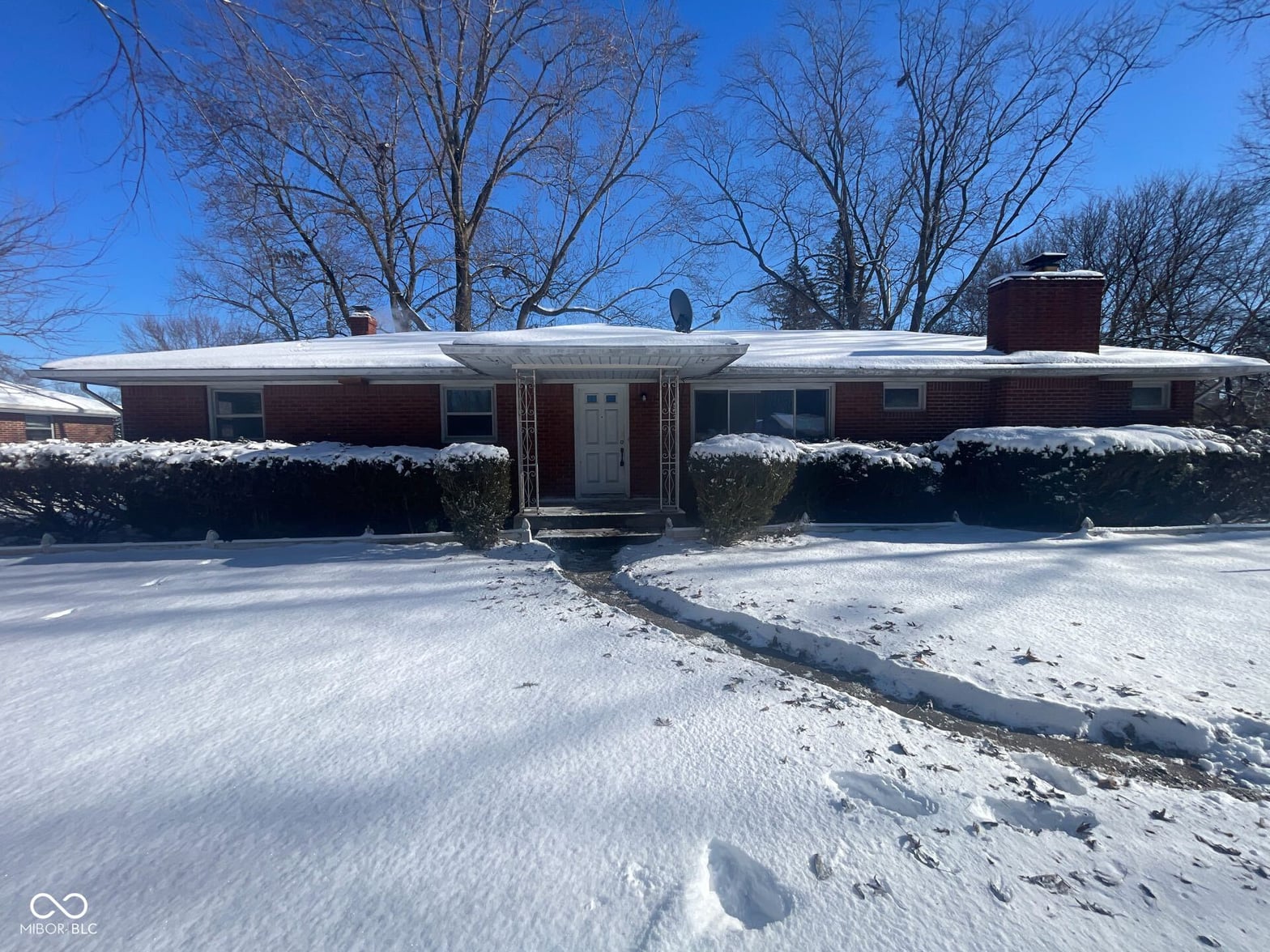 Front exterior at 4903 Guion Road, Indianapolis, IN