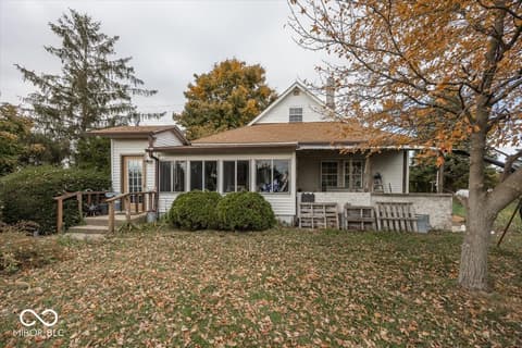 Backyard at 5579 W US Highway 36, Middletown, IN