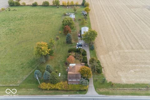 Aerial view at 5579 W US Highway 36, Middletown, IN