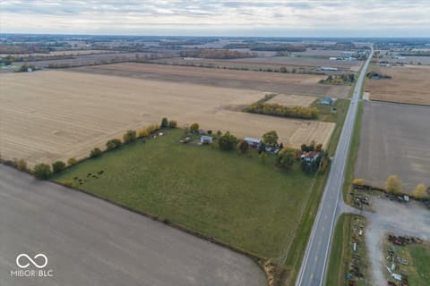 Aerial view at 5579 W US Highway 36, Middletown, IN