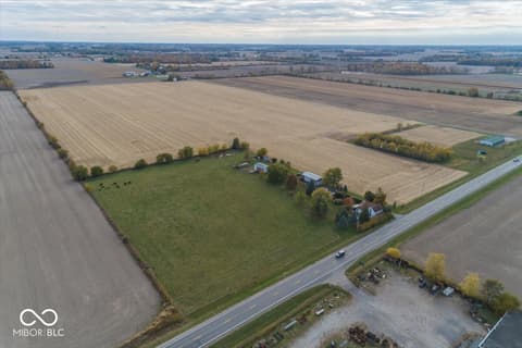 Aerial view at 5579 W US Highway 36, Middletown, IN