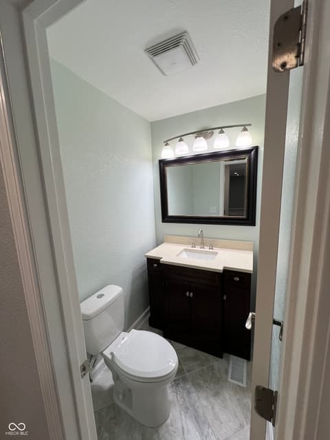 Bathroom at 7638 E 37th Place, Indianapolis, IN