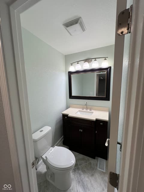 Bathroom at 7638 E 37th Place, Indianapolis, IN