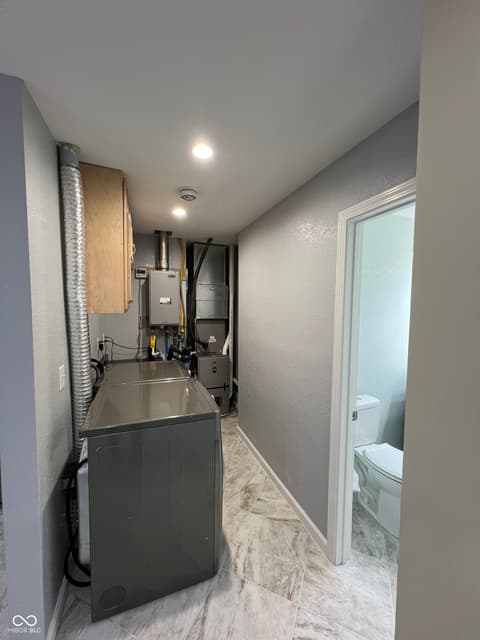 Laundry room at 7638 E 37th Place, Indianapolis, IN