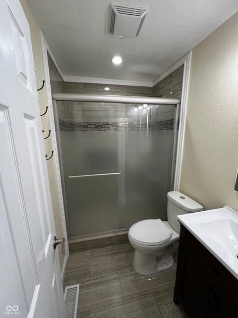 Bathroom at 7638 E 37th Place, Indianapolis, IN