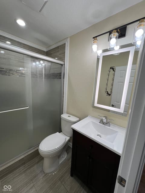 Bathroom at 7638 E 37th Place, Indianapolis, IN