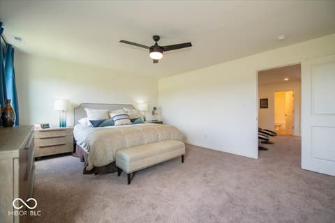 Bedroom at 2805 Brahms Way, Indianapolis, IN