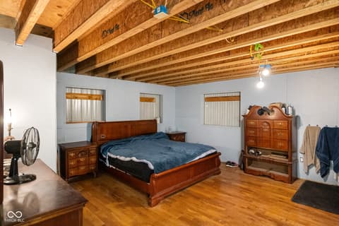 Bedroom at 5395 State Road 39, Martinsville, IN