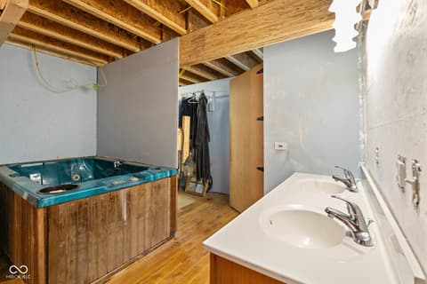 Bathroom at 5395 State Road 39, Martinsville, IN