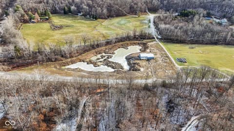 Aerial view at 5395 State Road 39, Martinsville, IN