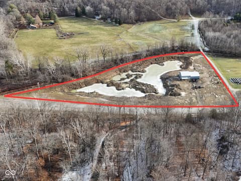 Aerial view at 5395 State Road 39, Martinsville, IN