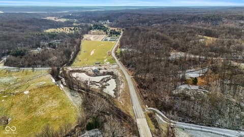 Aerial view at 5395 State Road 39, Martinsville, IN