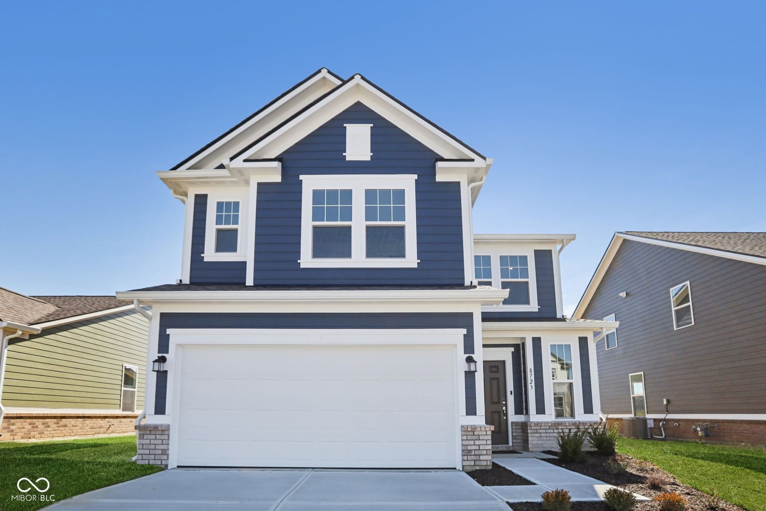 Front exterior at 8723 Hollander Drive, Camby, IN