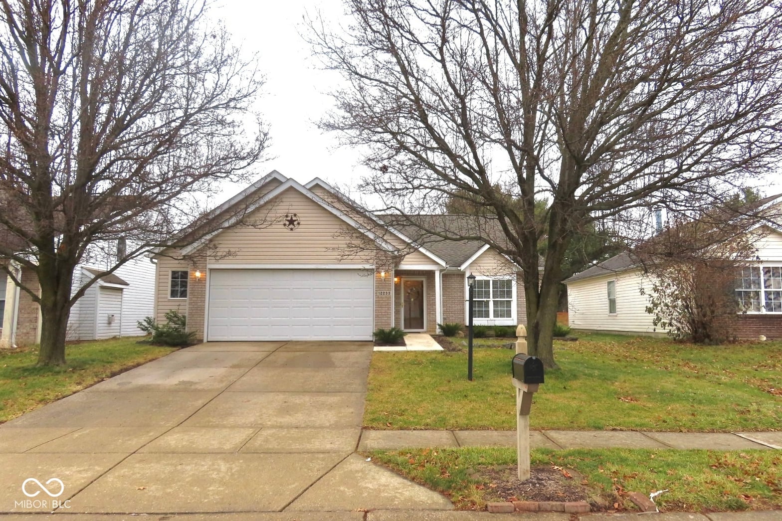 Front exterior at 12233 Driftstone Drive, Fishers, IN