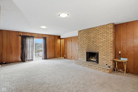 Living room at 6433 Lakeland Boulevard, Indianapolis, IN