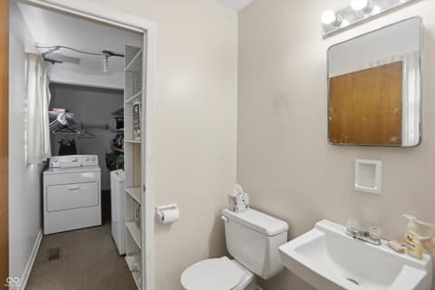 Bathroom at 6433 Lakeland Boulevard, Indianapolis, IN