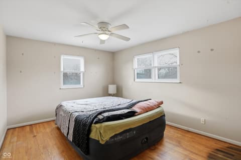 Bedroom at 6433 Lakeland Boulevard, Indianapolis, IN