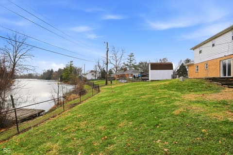 Yard at 6433 Lakeland Boulevard, Indianapolis, IN
