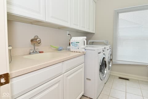 Laundry room at 771 Mikal Lane, Brownsburg, IN