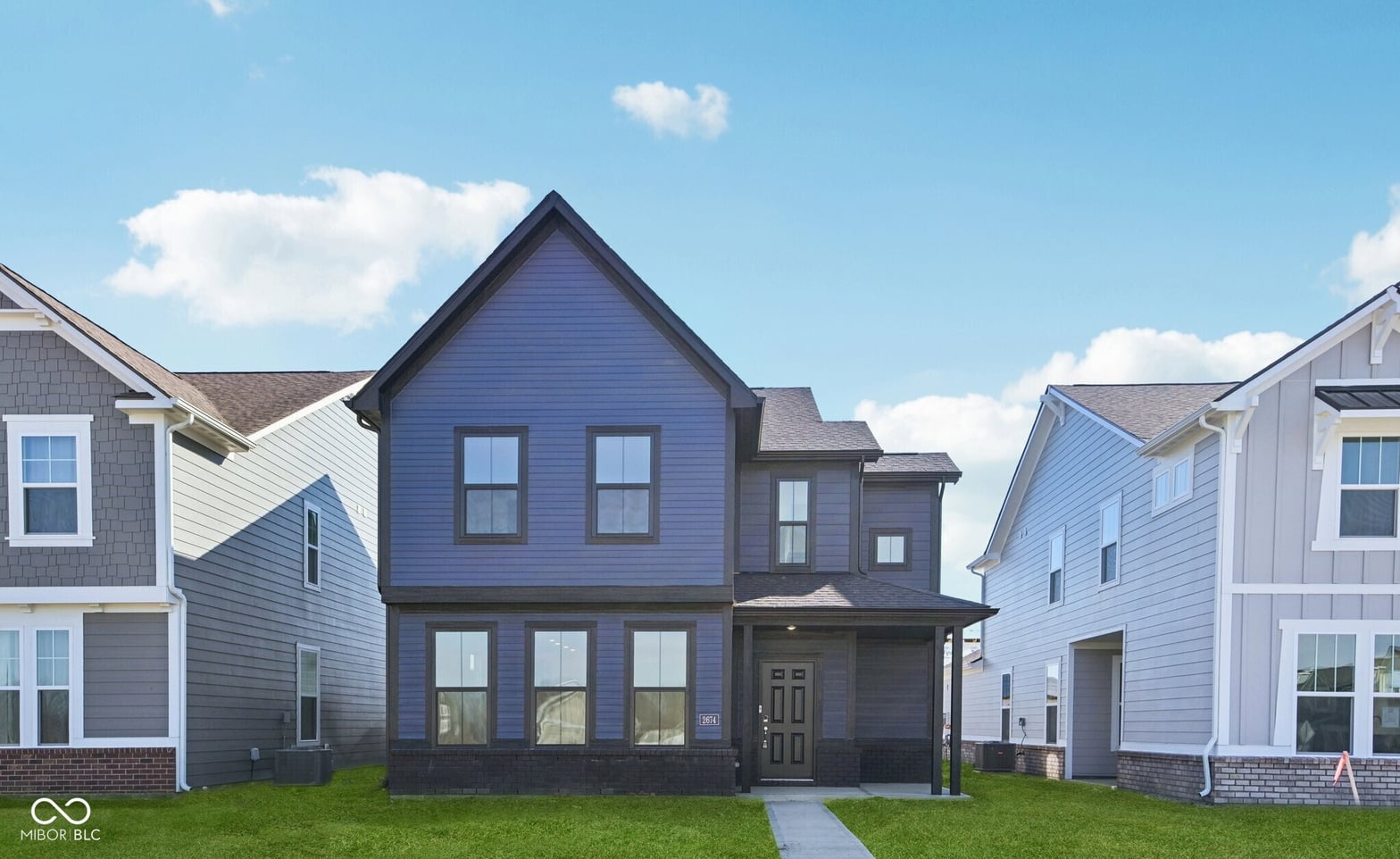 Front exterior at 2674 Prism Way, Plainfield, IN
