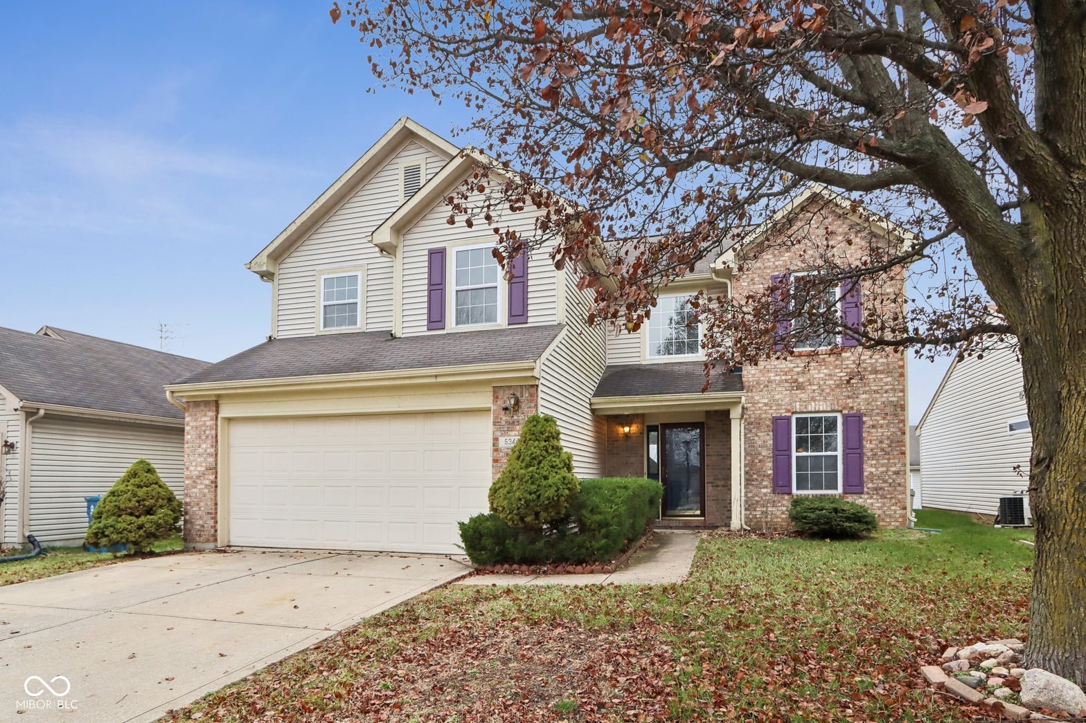 Front exterior at 5344 Arbor Creek Drive, Indianapolis, IN