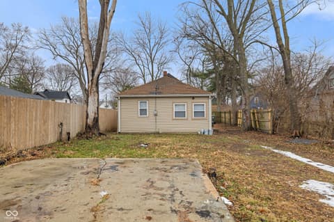 Backyard at 330 N Bradley Avenue, Indianapolis, IN