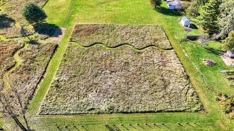 Aerial view at 940 W 1090 N, Fountaintown, IN