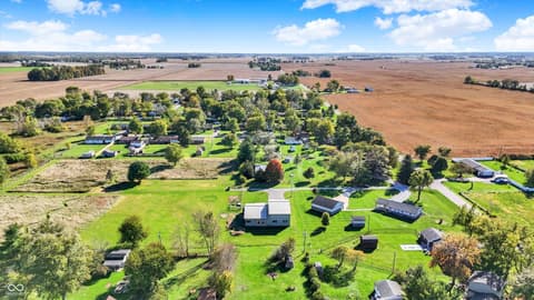 Aerial view at 940 W 1090 N, Fountaintown, IN