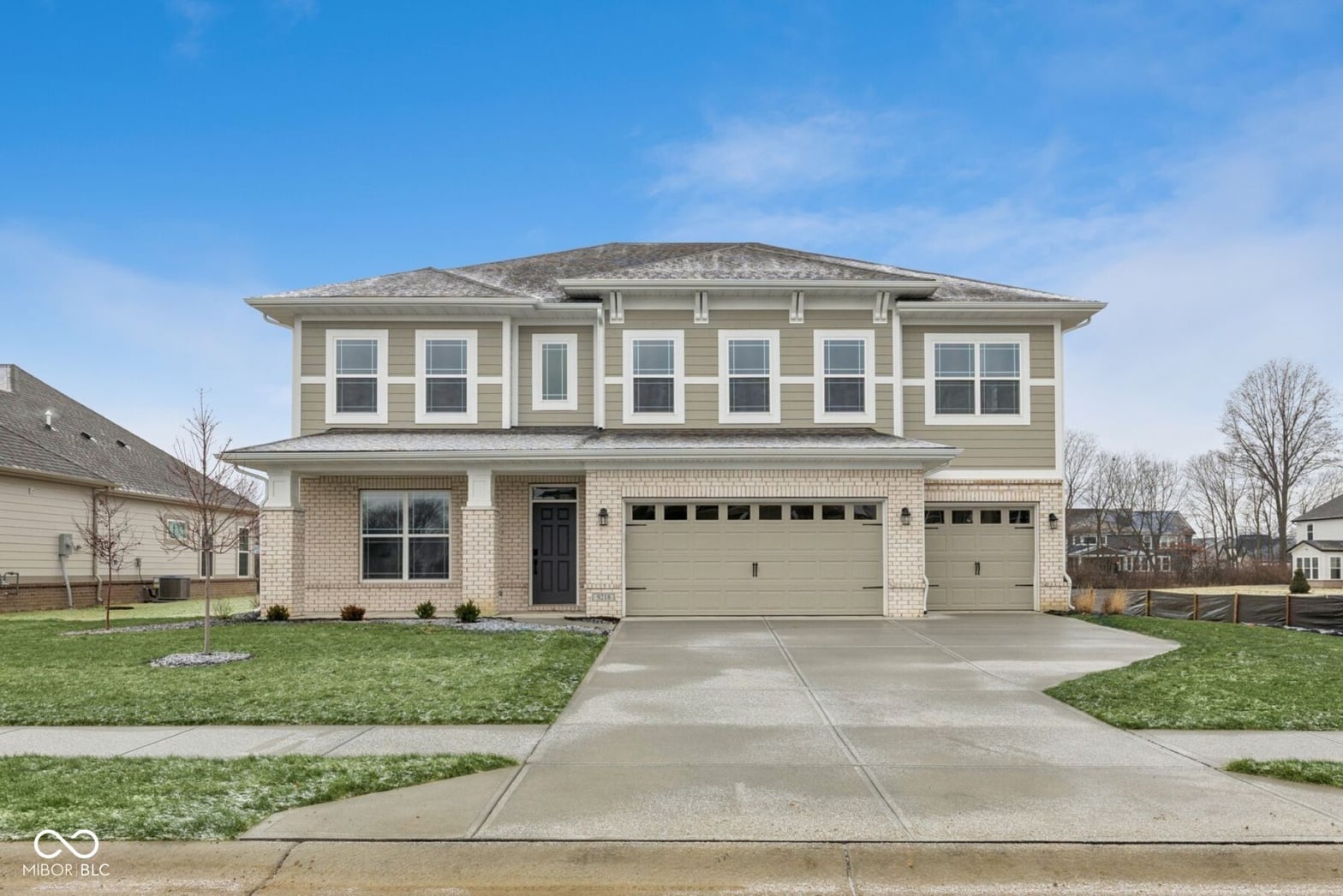 Front exterior at 9218 Ambassador Street, McCordsville, IN