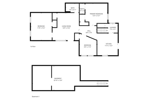 Floor Plan — 406 W 6th Street, Anderson, IN