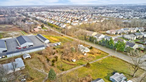 Aerial view at 1734 S County Road 1050 E, Indianapolis, IN