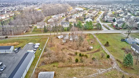 Aerial view at 1734 S County Road 1050 E, Indianapolis, IN