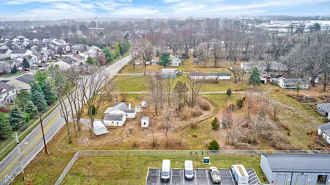 Aerial view at 1734 S County Road 1050 E, Indianapolis, IN