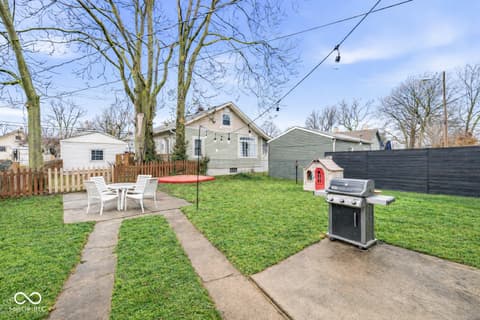 Backyard at 630 N Emerson Avenue, Indianapolis, IN