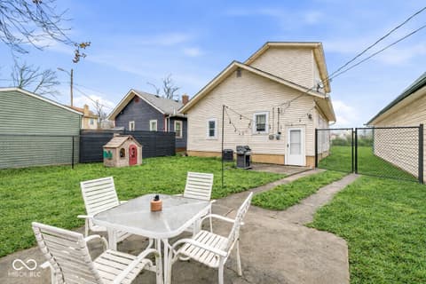 Backyard at 630 N Emerson Avenue, Indianapolis, IN