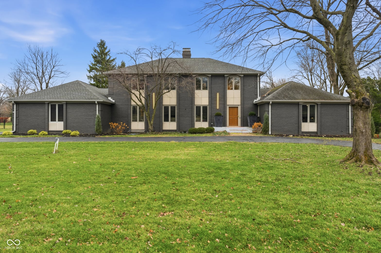Front exterior at 9025 Kirkham Court, Indianapolis, IN